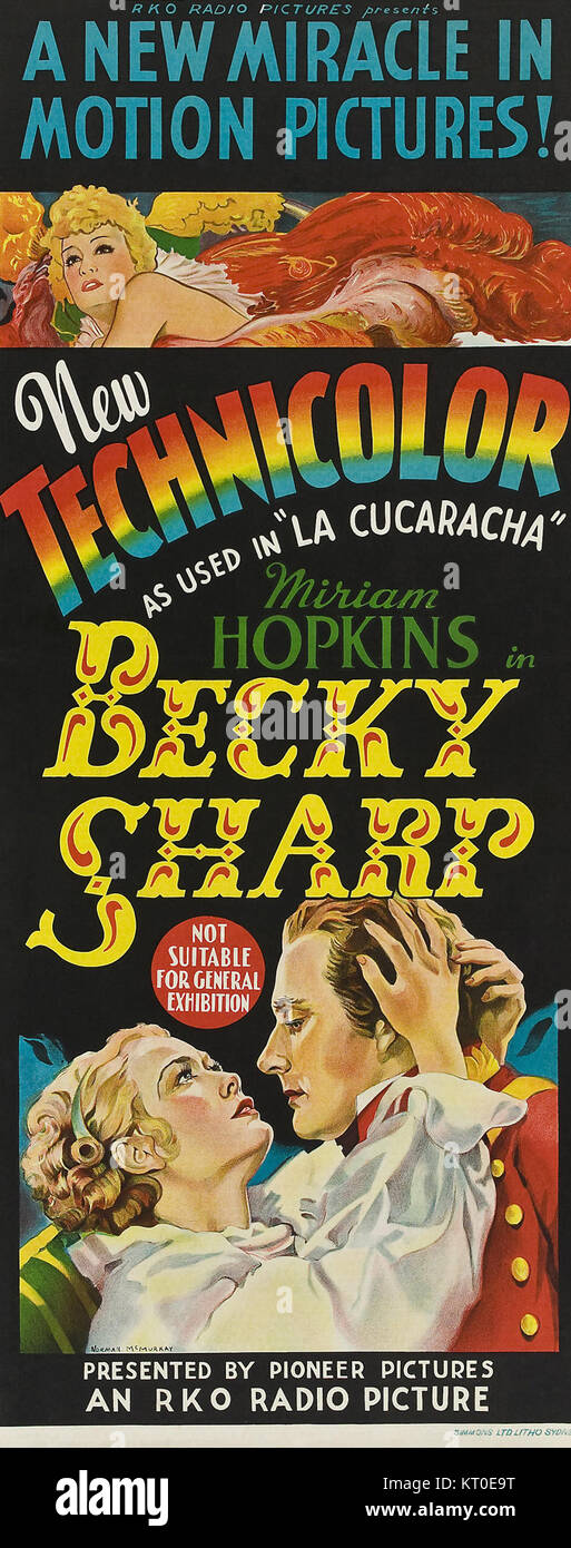 Becky Sharp (1935) Poster 1 Banque D'Images