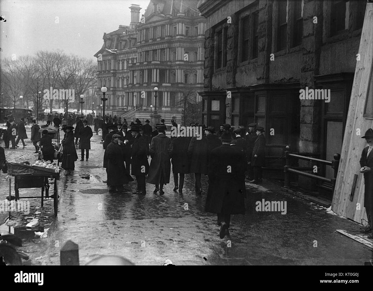 17e Rue et de l'État, la guerre et le bâtiment de la Marine Banque D'Images