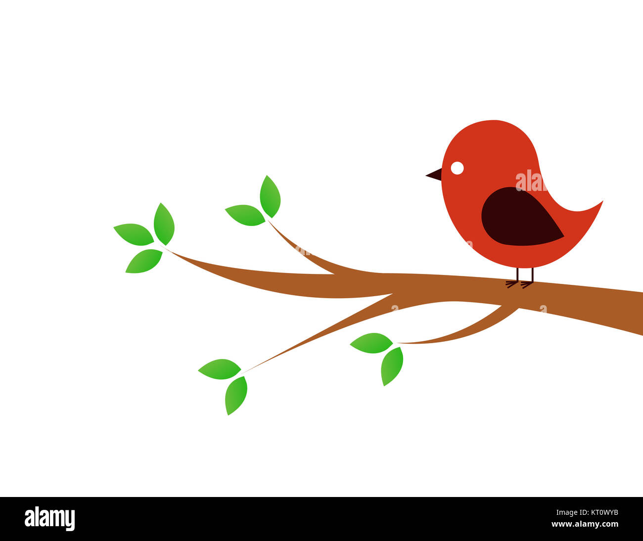 Oiseau abstrait Banque D'Images