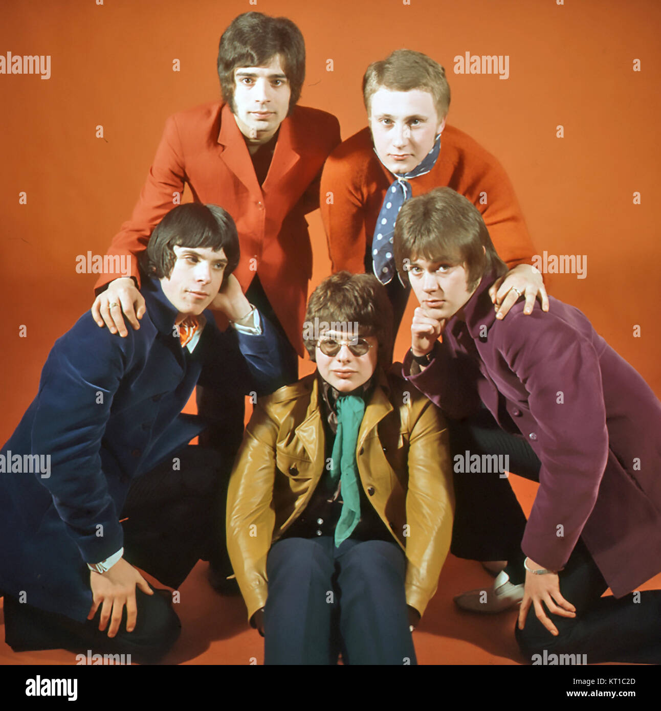 D'AMOUR groupe pop britannique vers 1968 avec Steve Ellis haut droite Banque D'Images