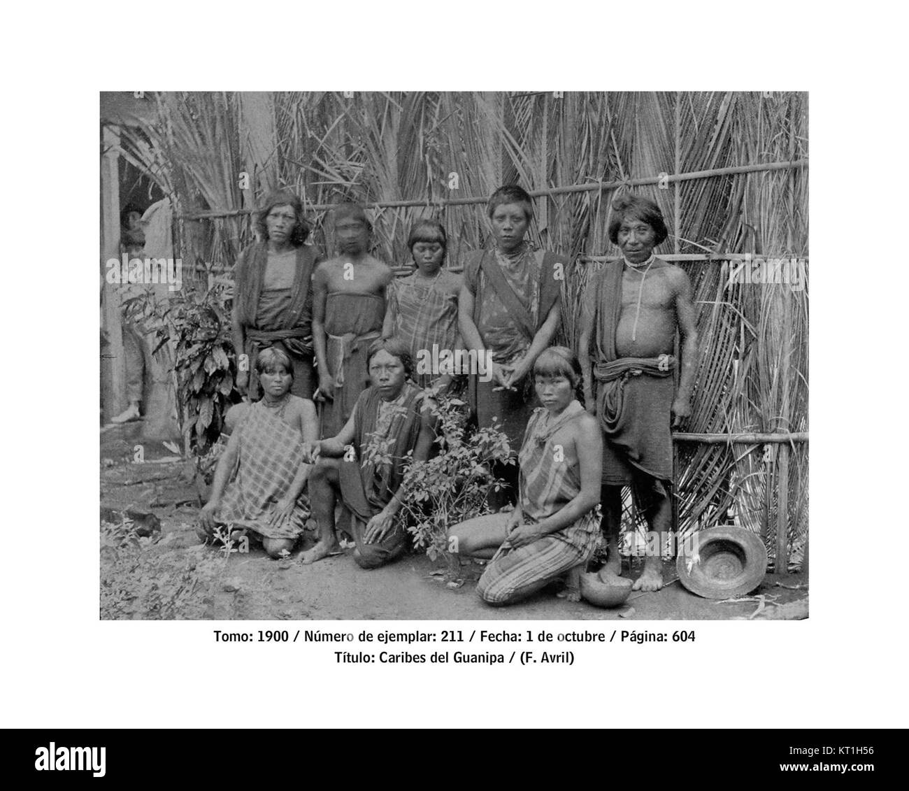 'Caribes del Guanipa' fait référence à un groupe ou événement historique ou culturel de l'année 1900. Ce titre peut concerner une communauté, un patrimoine culturel ou un moment historique impliquant les Caraïbes dans la région de Guanipa au début du XXe siècle. Banque D'Images