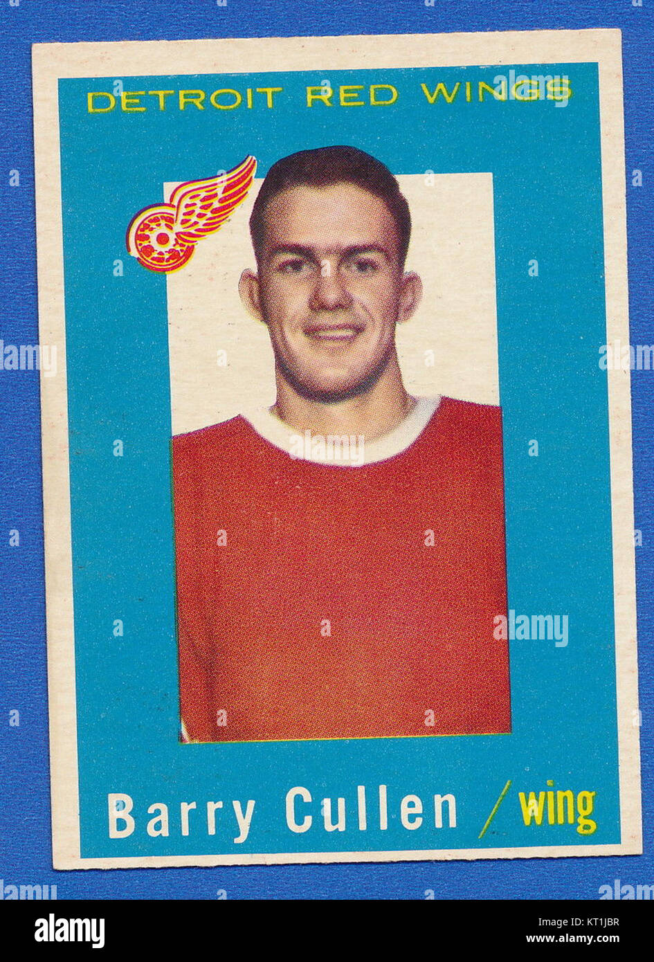 La carte Topps Barry Cullen 1959 fait partie de la collection de cartes Topps baseball, mettant en vedette Barry Cullen, un joueur de baseball professionnel. La carte est une pièce emblématique des souvenirs de baseball de la fin des années 1950 Banque D'Images