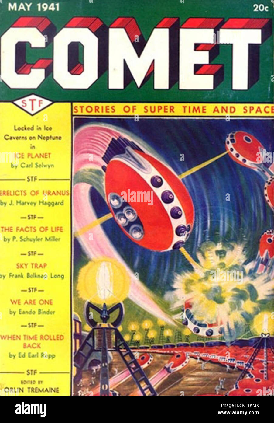 Comet Stories Mai 1941 Banque D'Images