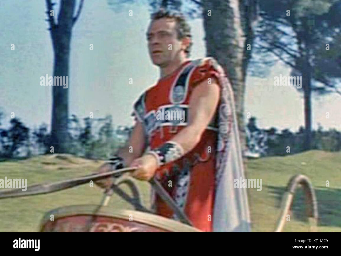 Cette capture d'écran du film de 1963 *Cléopâtre* présente une scène charnière du film épique mettant en vedette Elizabeth Taylor et Richard Burton. Le film raconte l'histoire dramatique de l'ancienne reine égyptienne. Banque D'Images