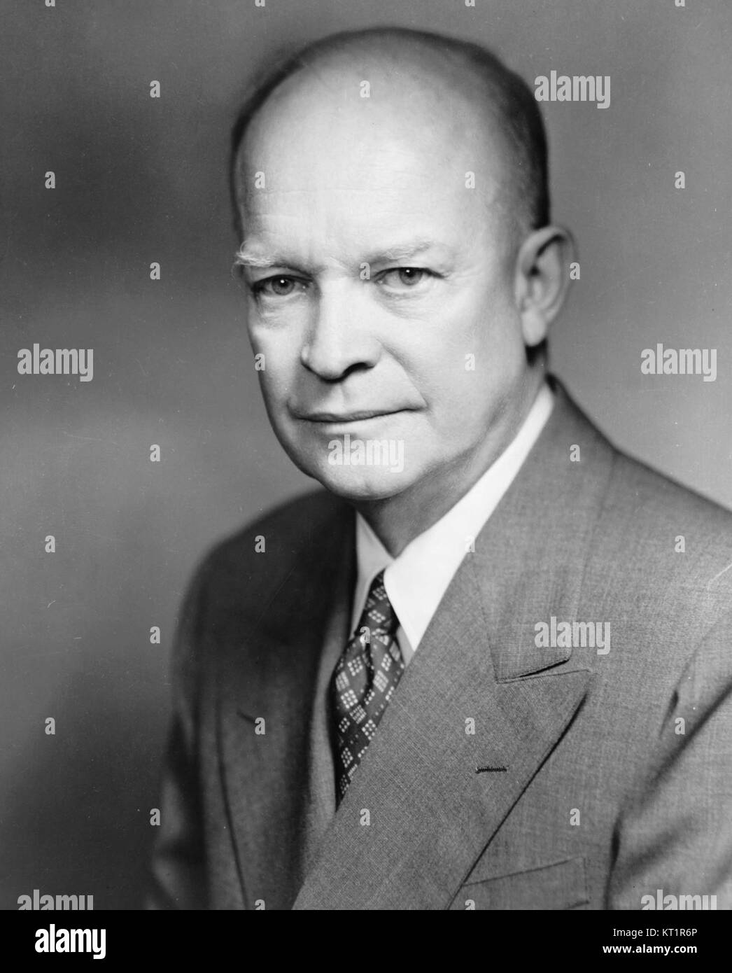 Dwight David Eisenhower, photo portrait par Bachrach, 1952 Banque D'Images