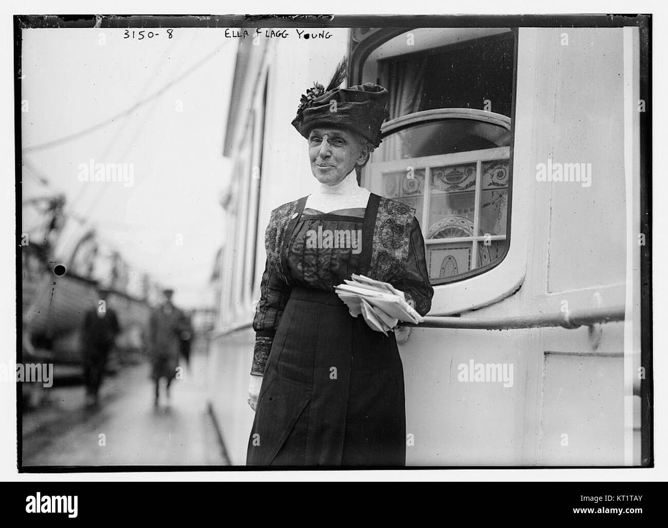Ella Flagg Young était une éducatrice américaine pionnière et la première femme surintendante des écoles publiques de Chicago. Elle était connue pour ses contributions novatrices à l'éducation et au leadership des femmes dans le domaine. Banque D'Images