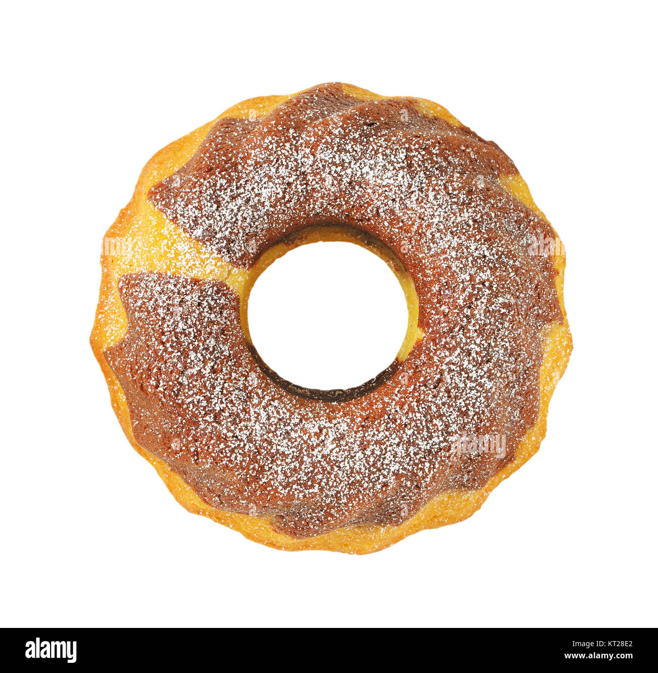 En gâteau bundt Banque D'Images