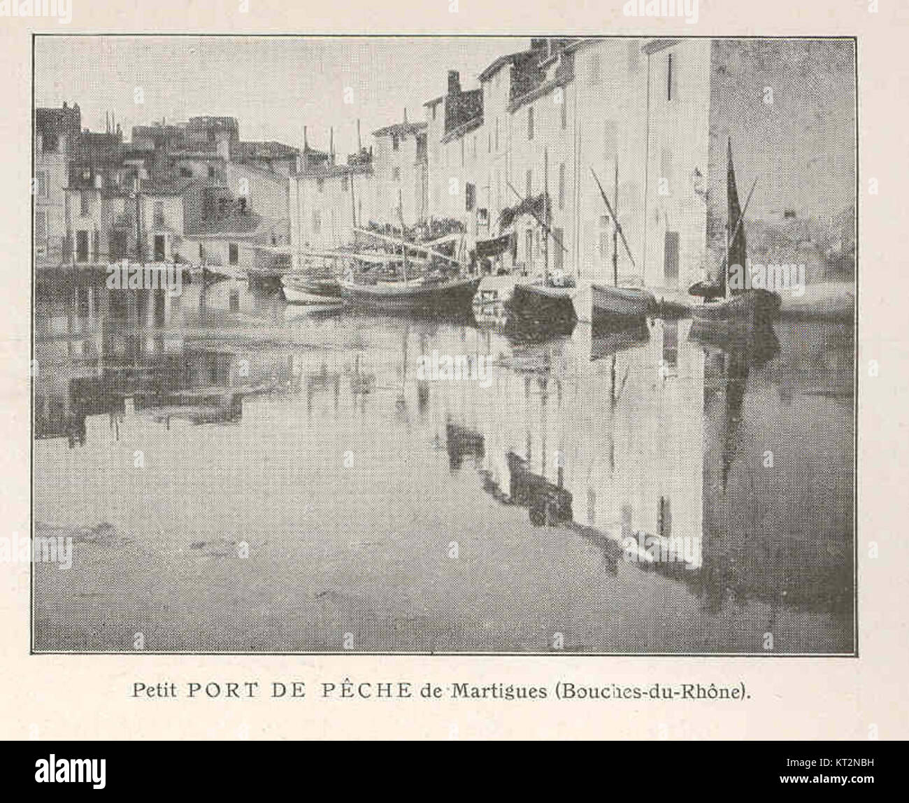 37028 Petit Port de peche de Martigues (Bouches-du-Rhône) Banque D'Images