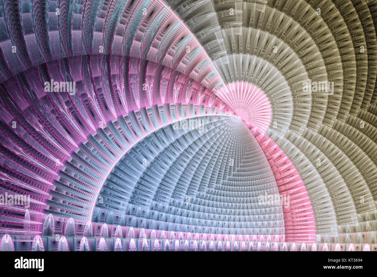 Résumé : L'image fractale tressé Banque D'Images