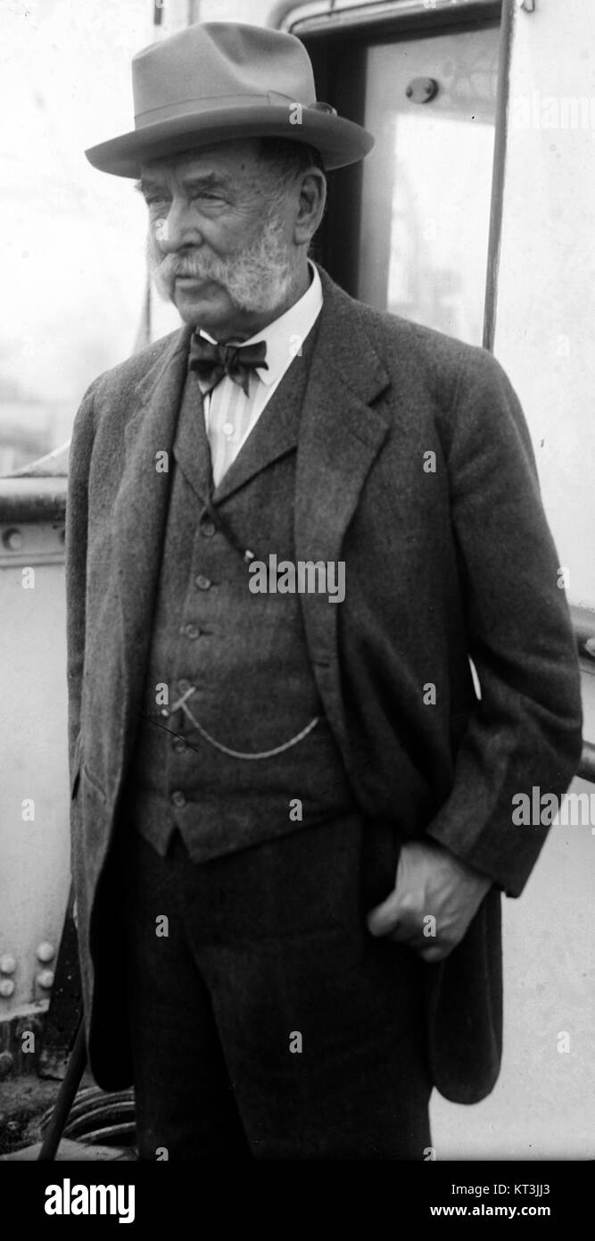 George F. Baker était un financier et philanthrope américain influent, connu pour son leadership dans le secteur bancaire et ses contributions au développement économique aux États-Unis Banque D'Images