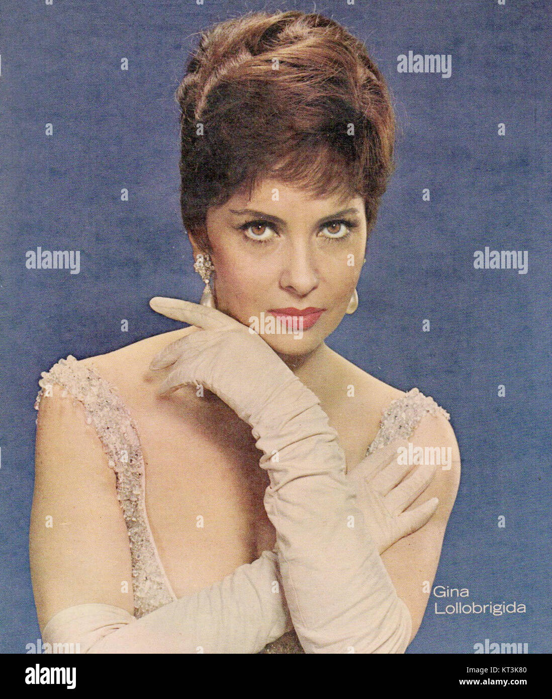 Gina Lollobrigida 1963 Banque D'Images