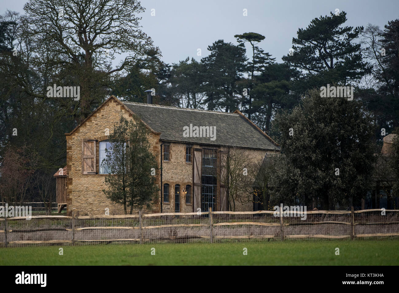 David et Victoria Beckham 18millions € somptueux domaine près de Cotswold Chadlington dans l'Oxfordshire. Banque D'Images