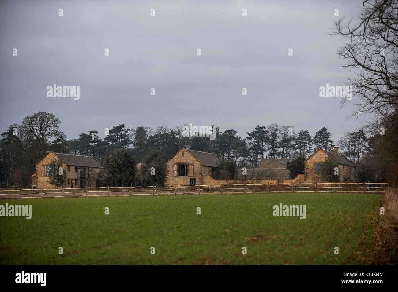 David et Victoria Beckham 18millions € somptueux domaine près de Cotswold Chadlington dans l'Oxfordshire. Banque D'Images