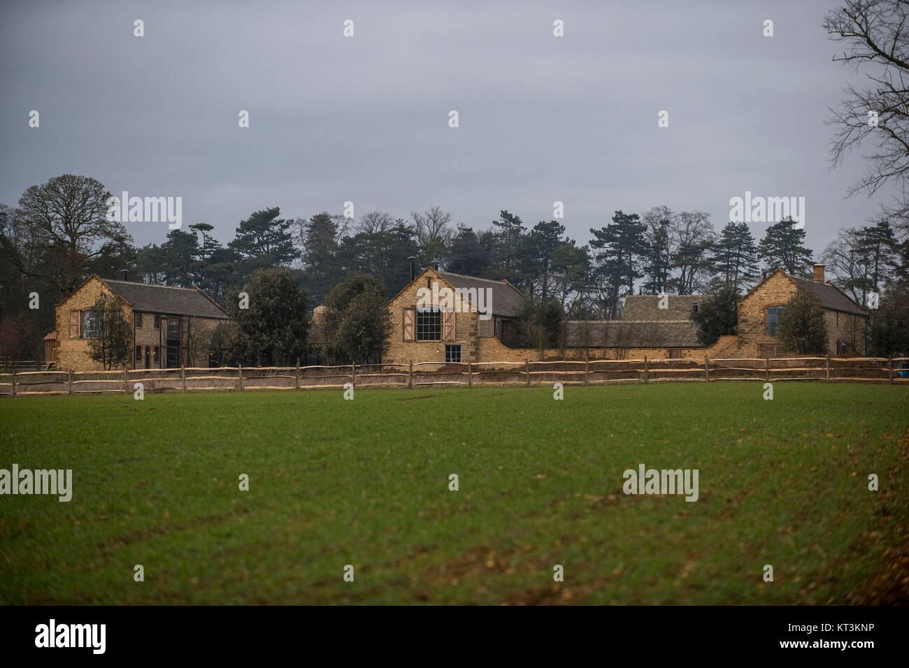 David et Victoria Beckham 18millions € somptueux domaine près de Cotswold Chadlington dans l'Oxfordshire. Banque D'Images