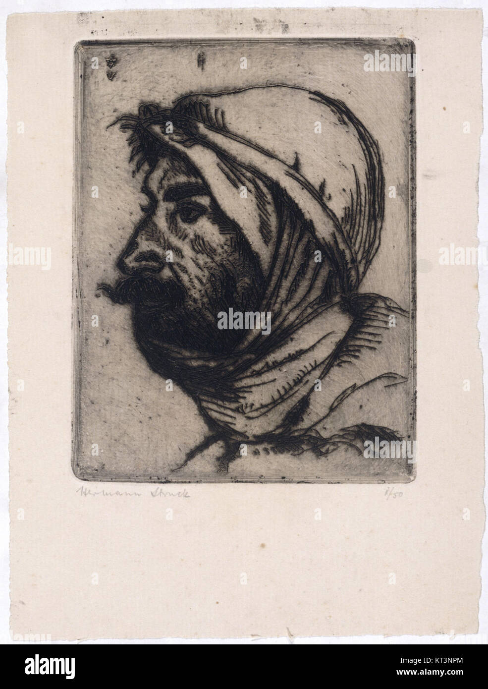 Hermann Struck, un artiste allemand, est connu pour son travail graphique. Cette pièce, de JMBerlin, reflète son style artistique et sa contribution au domaine des arts graphiques Banque D'Images