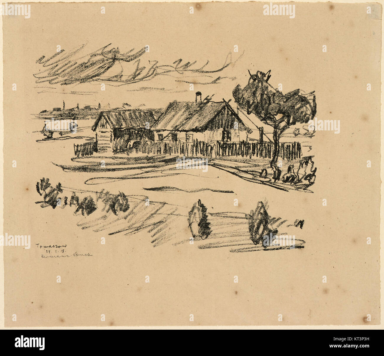 La pièce graphique Hermann Struckâ€™s 2002, exposée par JMBerlin, représente l'artistâ exploration de la gravure d'art. Ce travail met en valeur la maîtrise technique de Struckâ€™ et le style unique dans les arts graphiques Banque D'Images