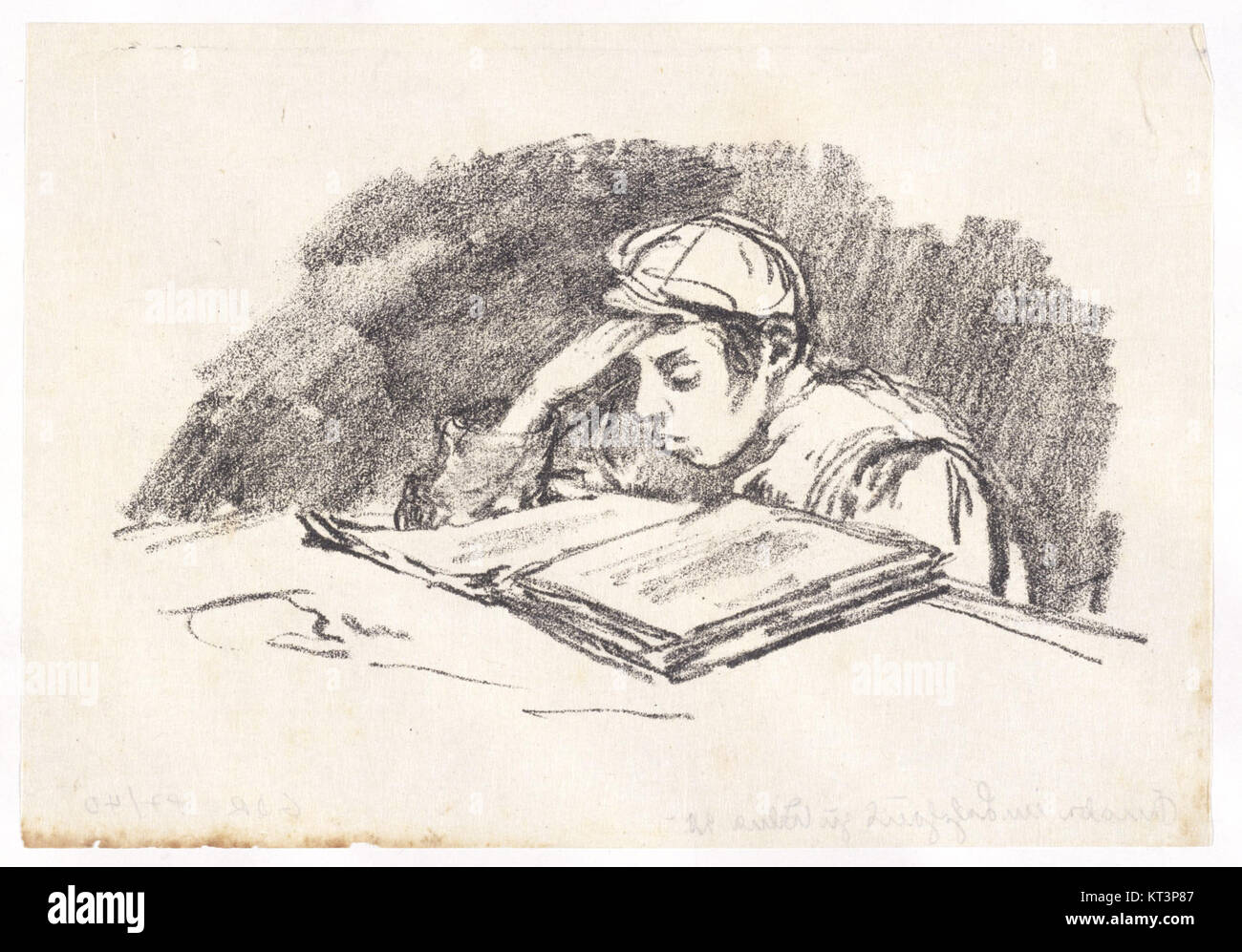 Hermann Struck était un artiste allemand connu pour ses œuvres graphiques. Cette pièce de 1987, créée en RDA, met en valeur sa maîtrise de la gravure et l’utilisation de lignes expressives dans ses œuvres. Banque D'Images