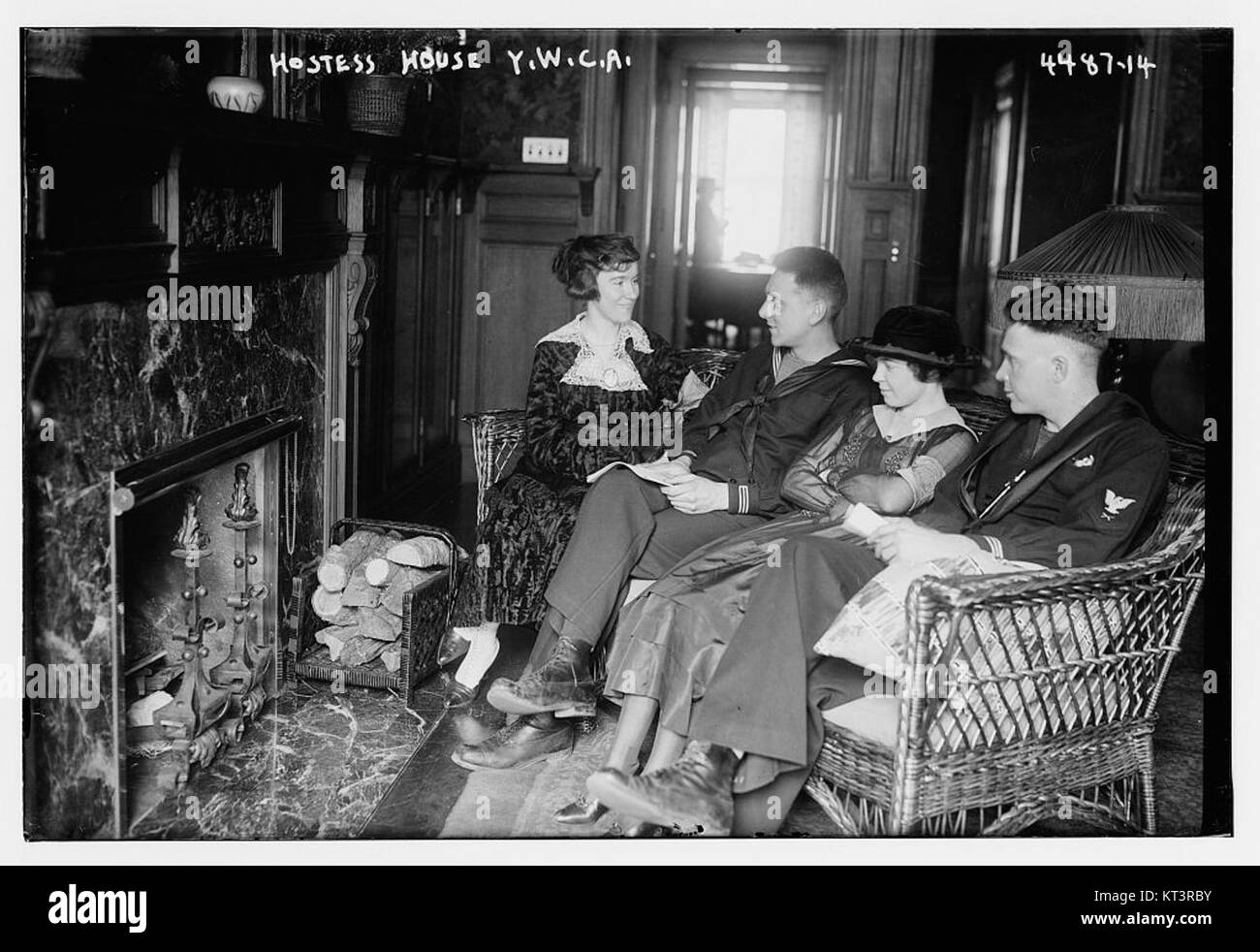 Ywca historique Banque d'images noir et blanc - Alamy