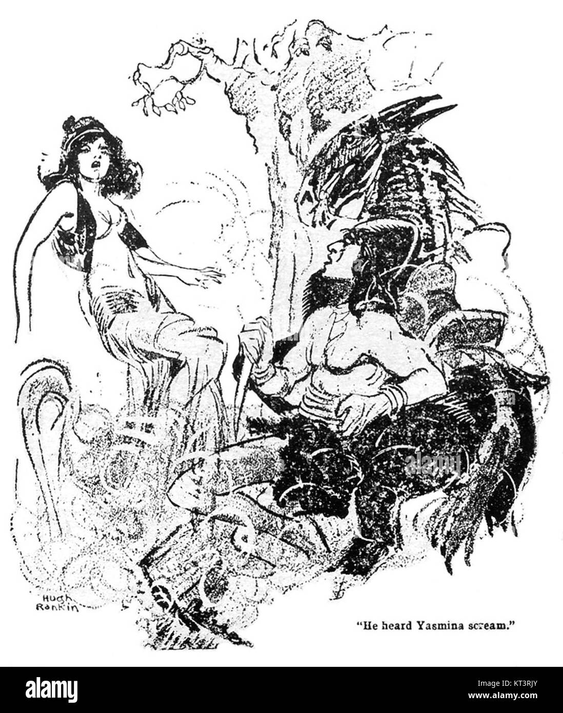 The People of the Black Circle est un livre de Hugh Rankin. Il explore les thèmes du pouvoir et de l'intrigue dans un récit fictif, situé dans un monde de mystère et d'aventure. L'histoire tourne autour d'un groupe d'individus liés par un secret partagé. Banque D'Images