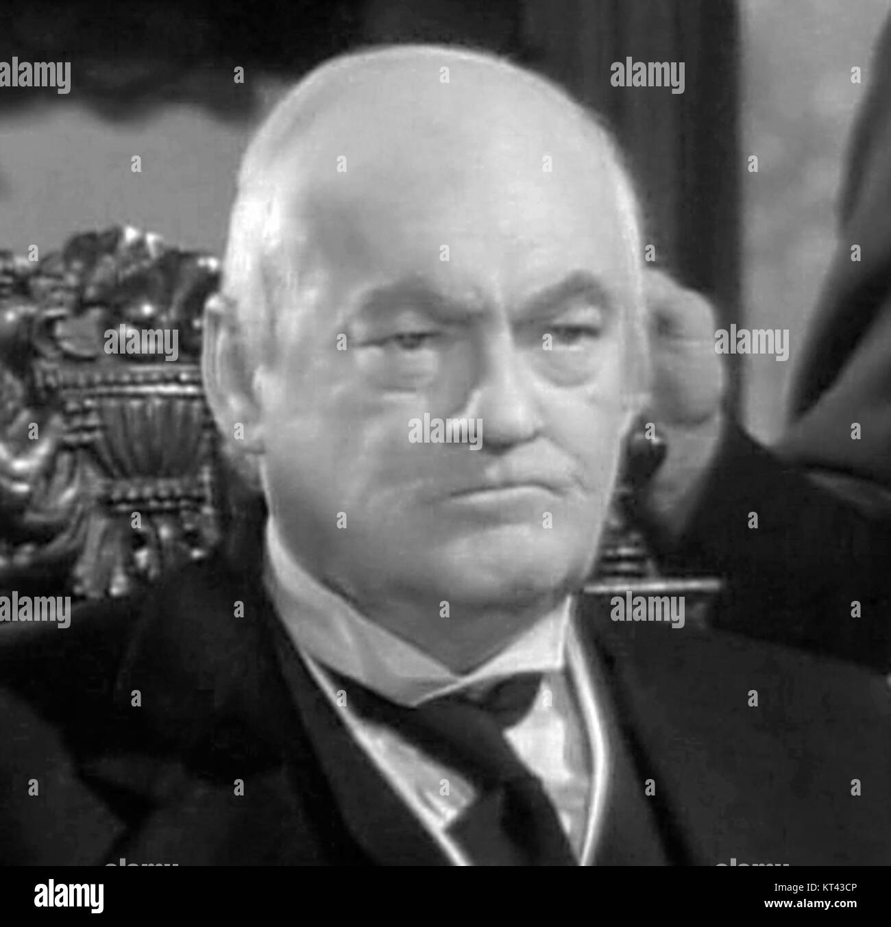 Lionel Barrymore incarne le personnage de Mr. Potter dans le film classique « C'est une vie merveilleuse », connu pour son interprétation de l'antagoniste. Banque D'Images