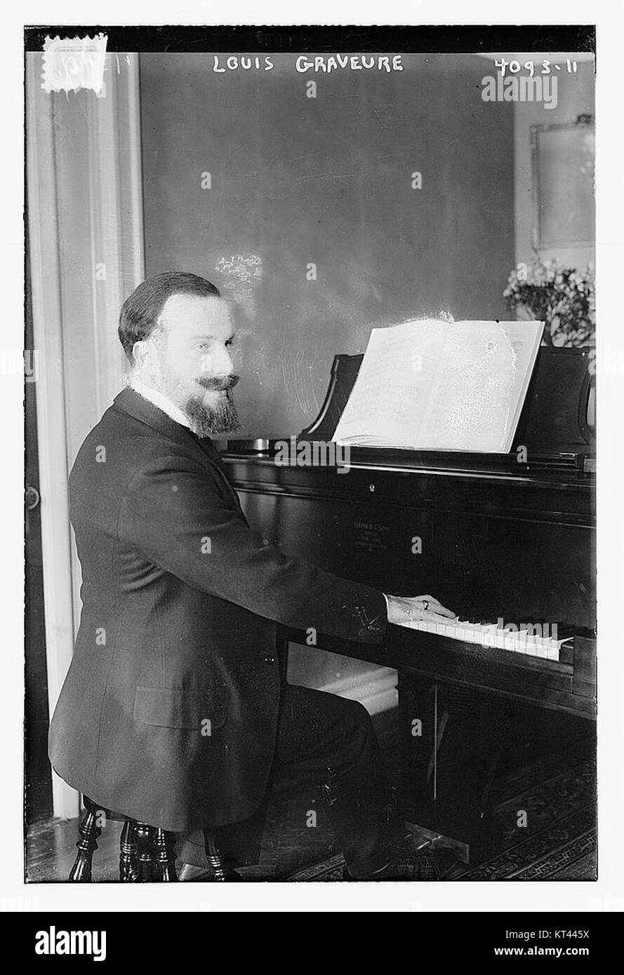 Louis Graveure est une figure historique, éventuellement associée à un événement ou à une contribution particulière. Le contexte de leur travail ou de leur importance exige des détails supplémentaires pour plus de précision. Banque D'Images