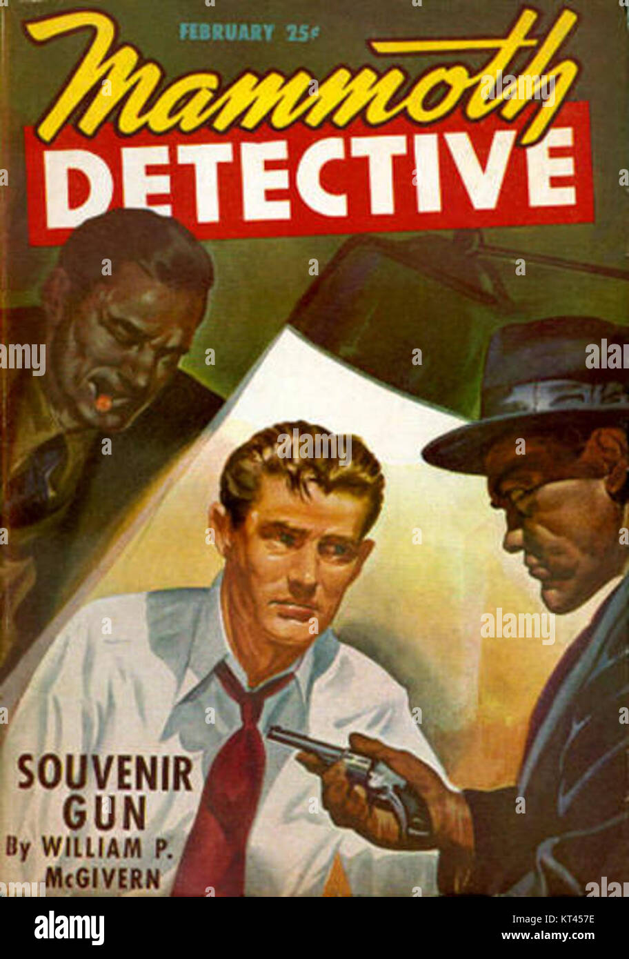 Mammoth Detective est un film de 1947 mettant en vedette un personnage détective résolvant un mystère, situé dans l'après-guerre. Le film présente le genre détective et la dynamique sociale de l'époque, offrant un aperçu des histoires de crimes d'après-guerre. Banque D'Images