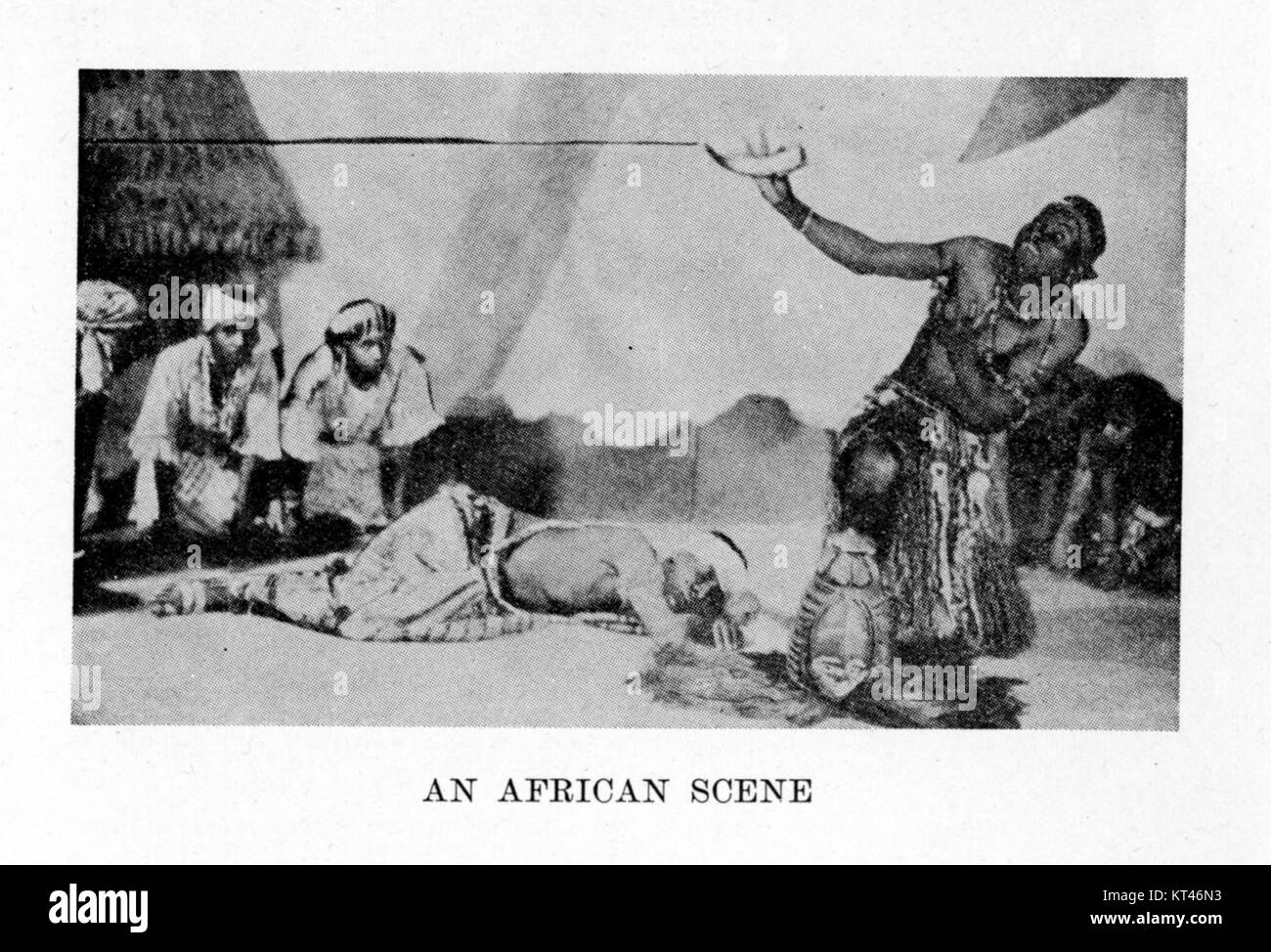 55 de Maud Cuney Hare dépeint une scène africaine, reflétant son accent sur l'histoire et la culture afro-américaines. L’œuvre présente des scènes qui mettent en valeur les expressions culturelles et les dynamiques sociales de la diaspora africaine. Banque D'Images