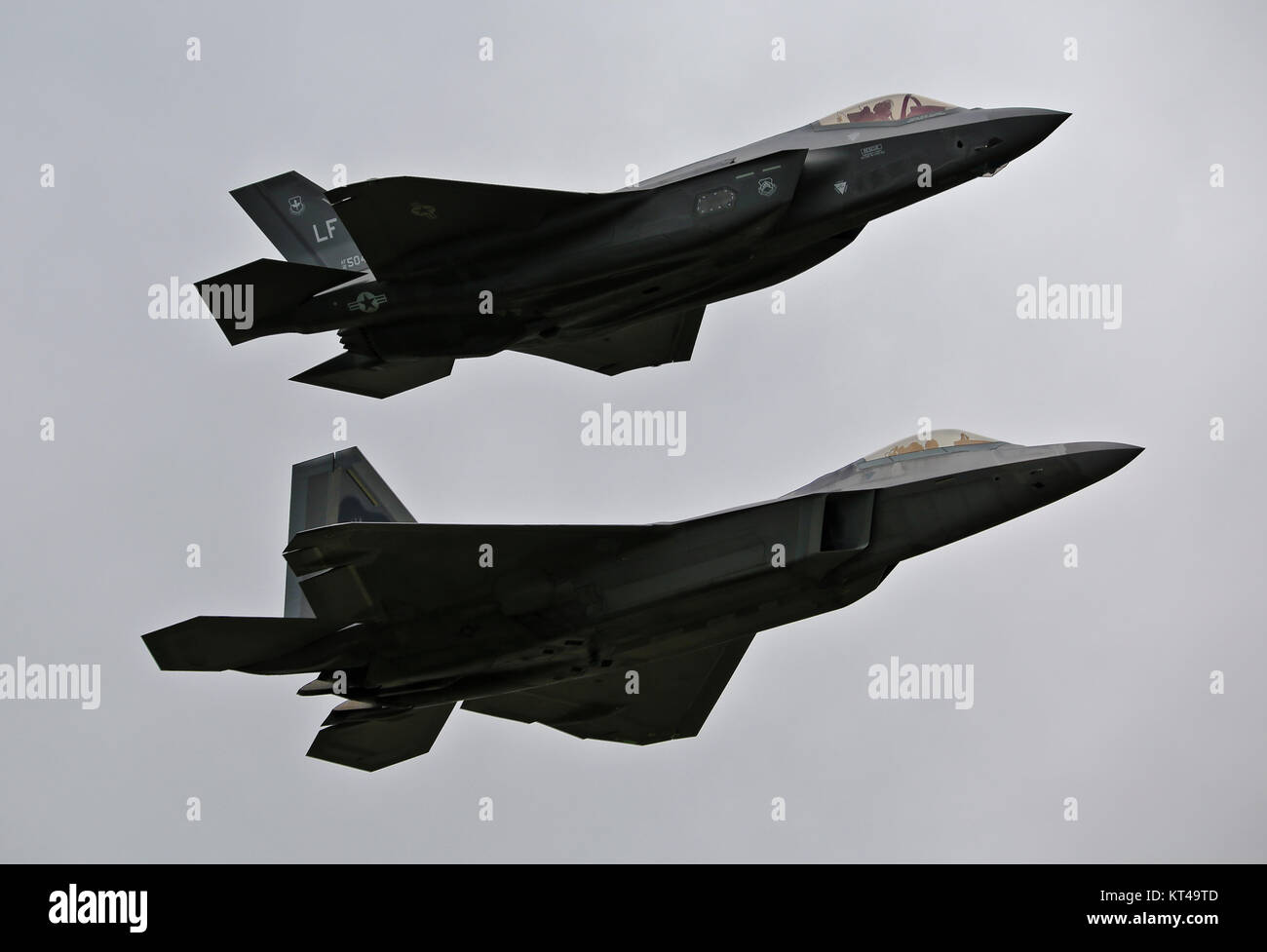 Lockheed Martin F22 Raptor Stealth Fighter Banque D'Images