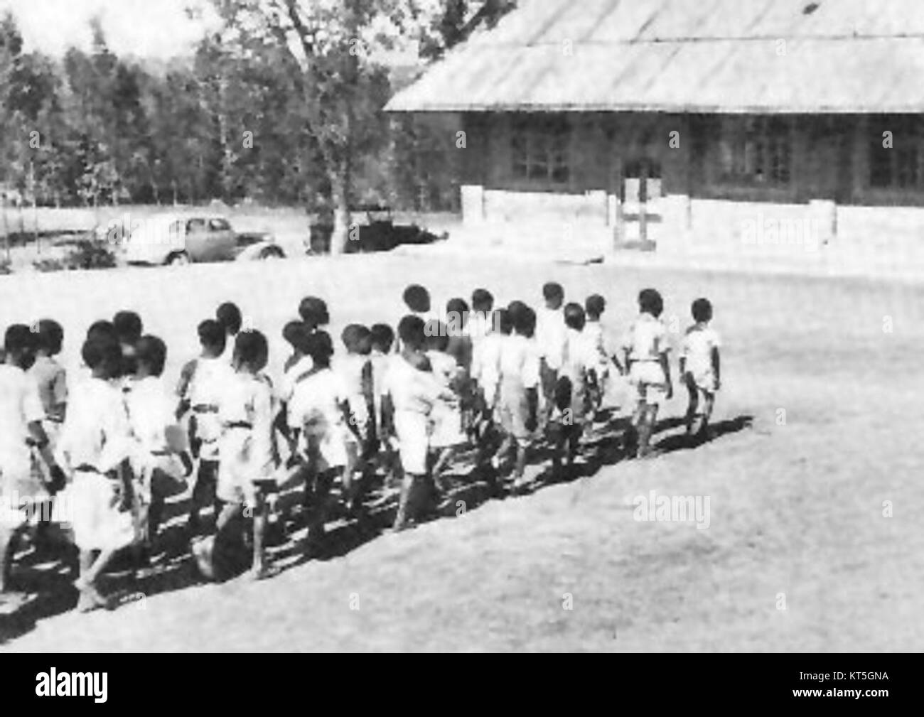 Les enfants de l'école au Katanga Congo Belge Banque D'Images