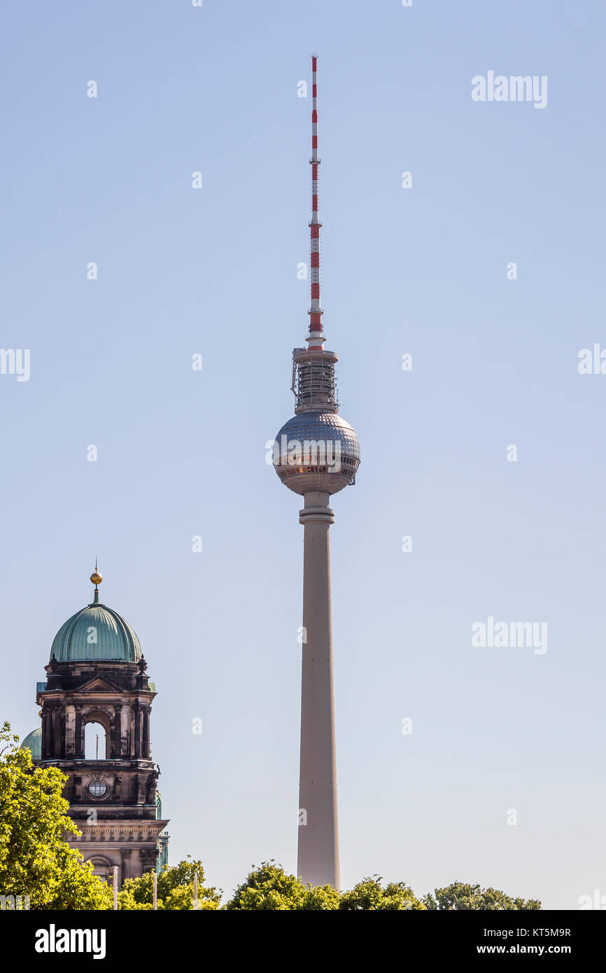 Panorama de la ville de Berlin Banque D'Images