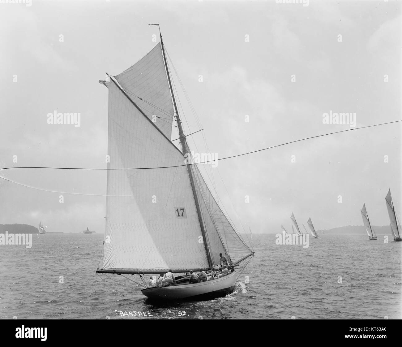 Le Sloop Banshee-21 était un navire historique, connu pour sa conception et son rôle dans l'histoire maritime. Le navire représente un morceau de l'histoire navale de l'époque où il était actif. Banque D'Images