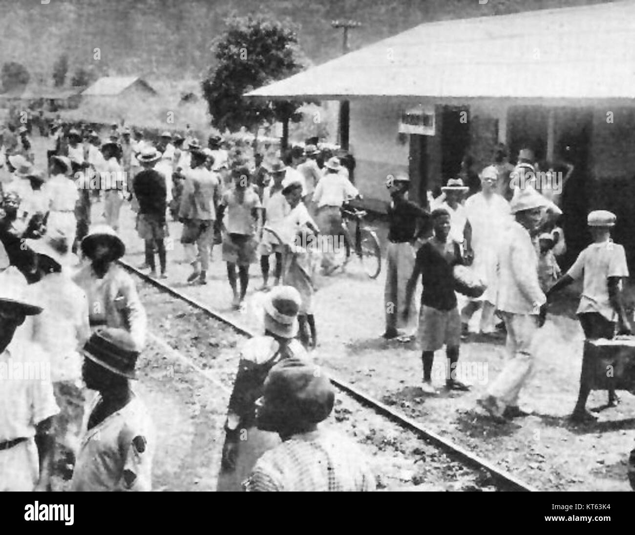 Petit railroad Congo Belge Banque D'Images