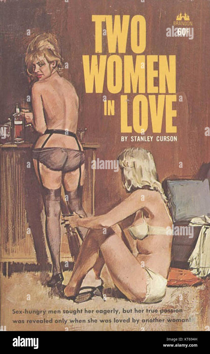 Deux femmes dans l'amour par Stanley Curson Brandon House 1963 Banque D'Images