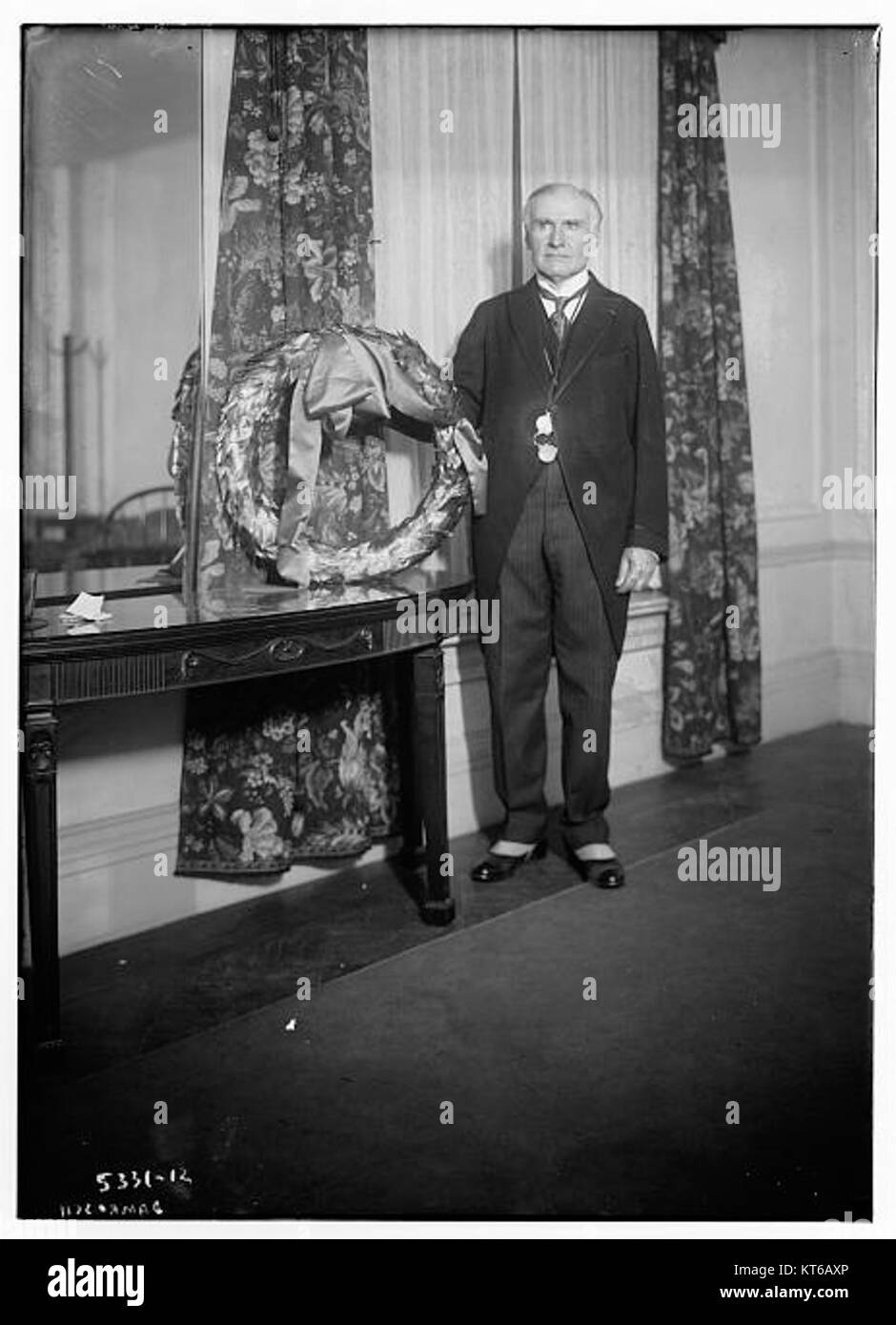 Walter Johannes Damrosch était un chef d'orchestre et compositeur éminent. Il a été influent à la fois dans le monde de la musique classique et en tant qu'éducateur, contribuant au développement de la musique américaine au XXe siècle. Banque D'Images