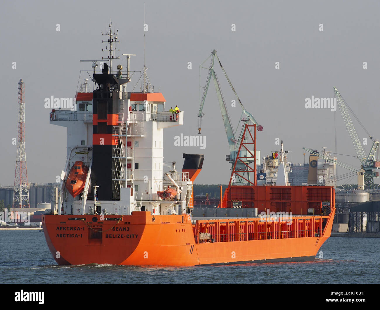 Arctica-1 (navire, 2001), l'OMI 9228980 MMSI 312724000, Indicatif, V3YZ4, port d'Anvers pic5 Banque D'Images