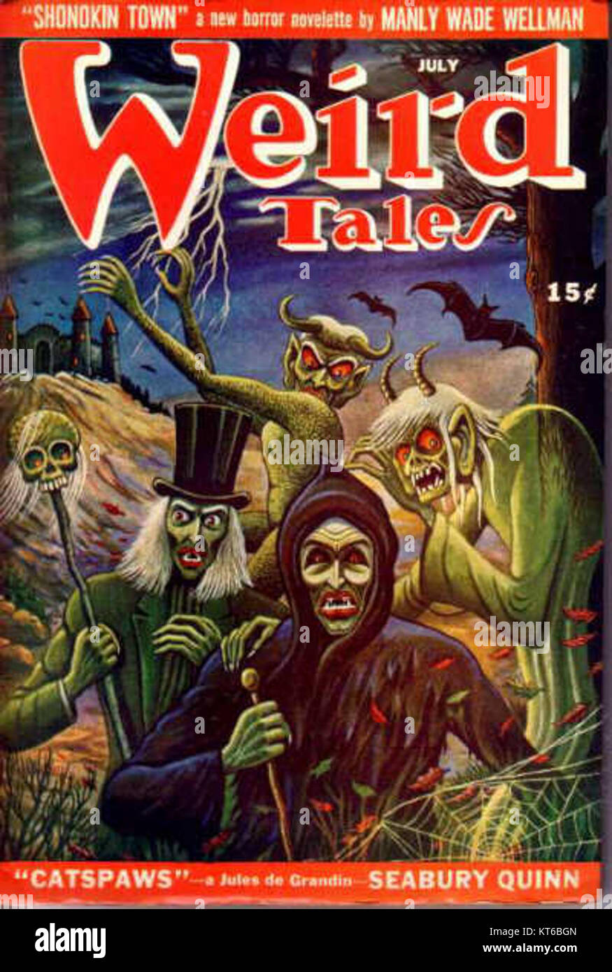 Weird Tales Juillet 1946 Banque D'Images