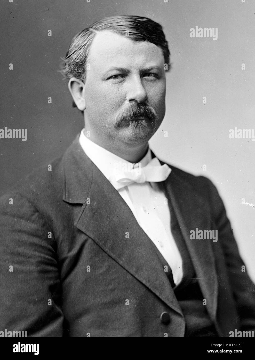 William H. Calkins (1842-1894), avocat américain, vétéran de la guerre de Sécession et représentant des États-Unis de l'Indiana, a servi de 1877 à 1884. Banque D'Images