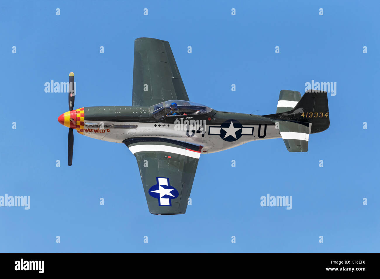 North American P51D Mustang Banque D'Images