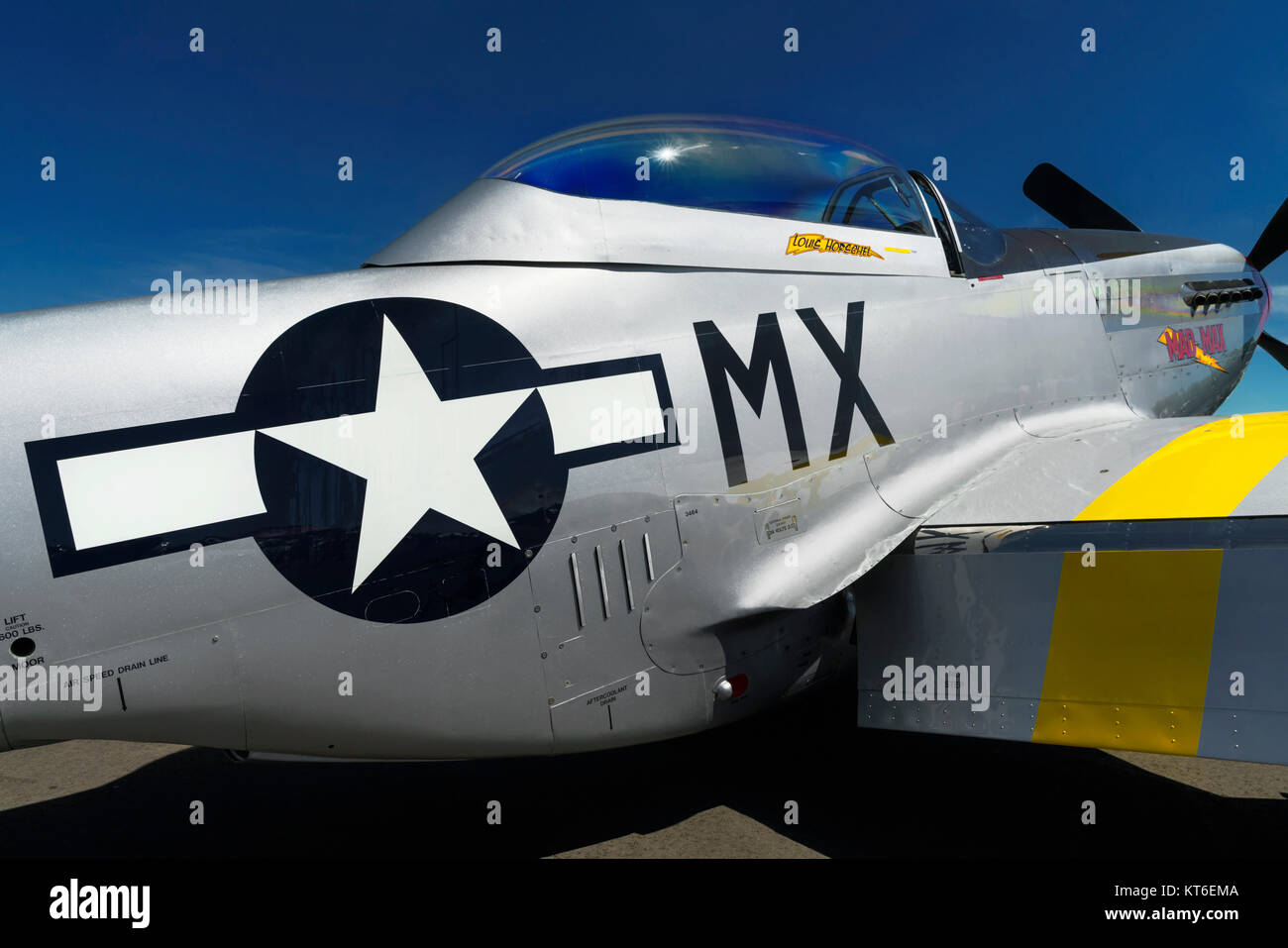 North American P51D Mustang Banque D'Images