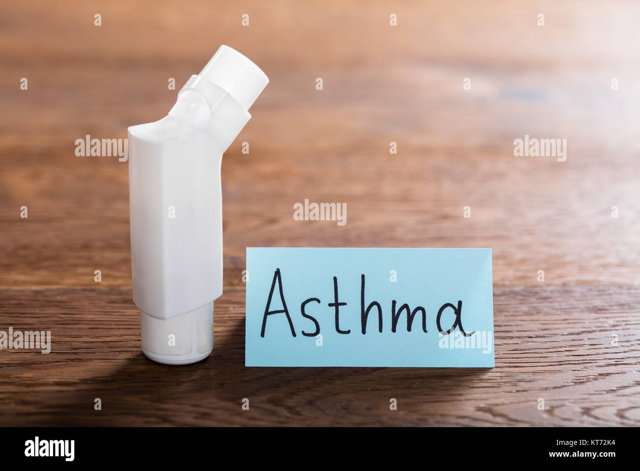 Concept médical de l'asthme Banque D'Images