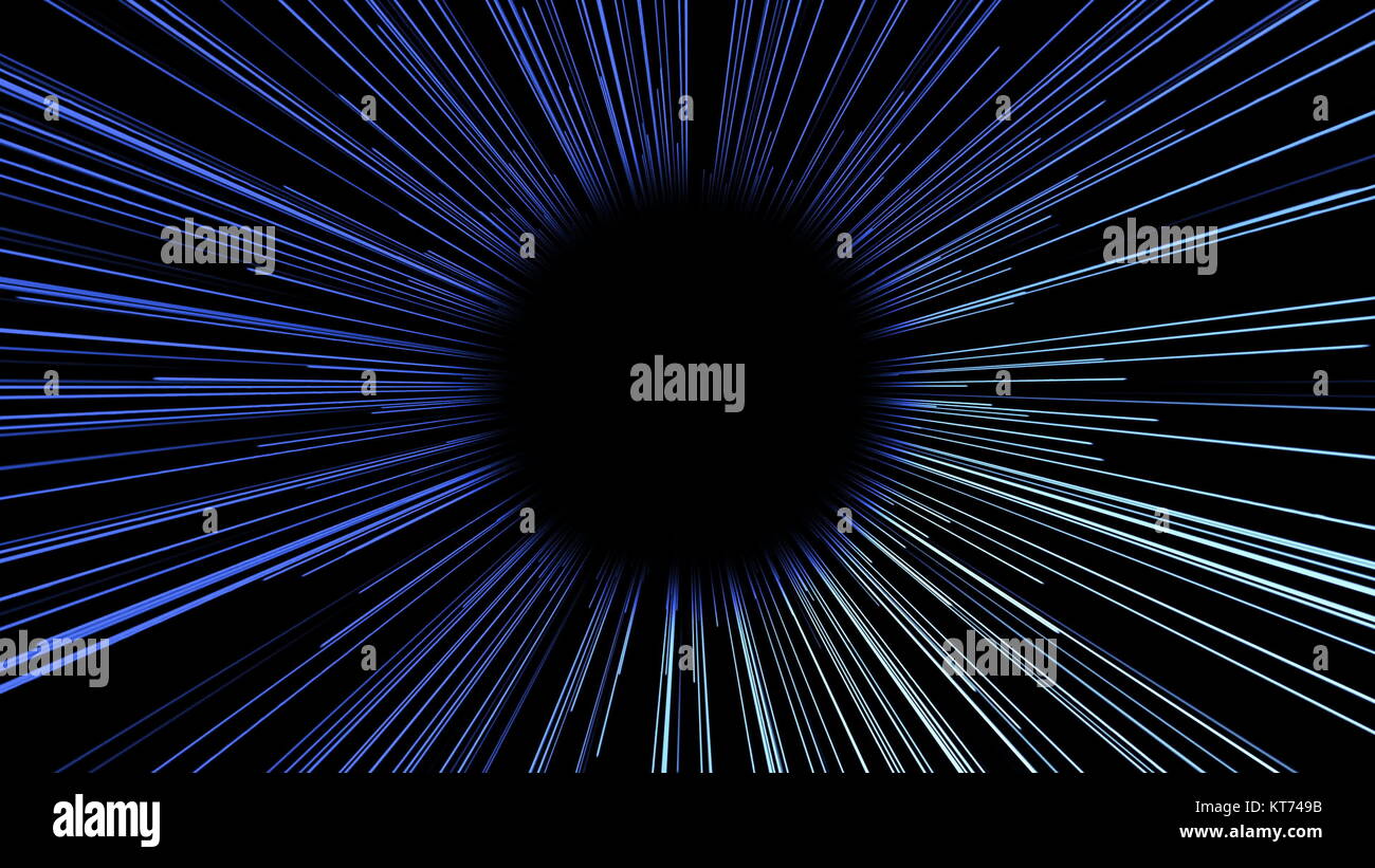 Résumé fond avec lignes futuristes tunnel Banque D'Images