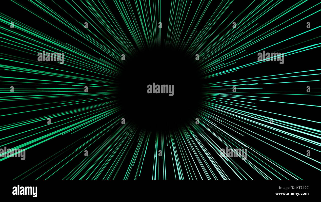 Résumé fond avec lignes futuristes tunnel Banque D'Images