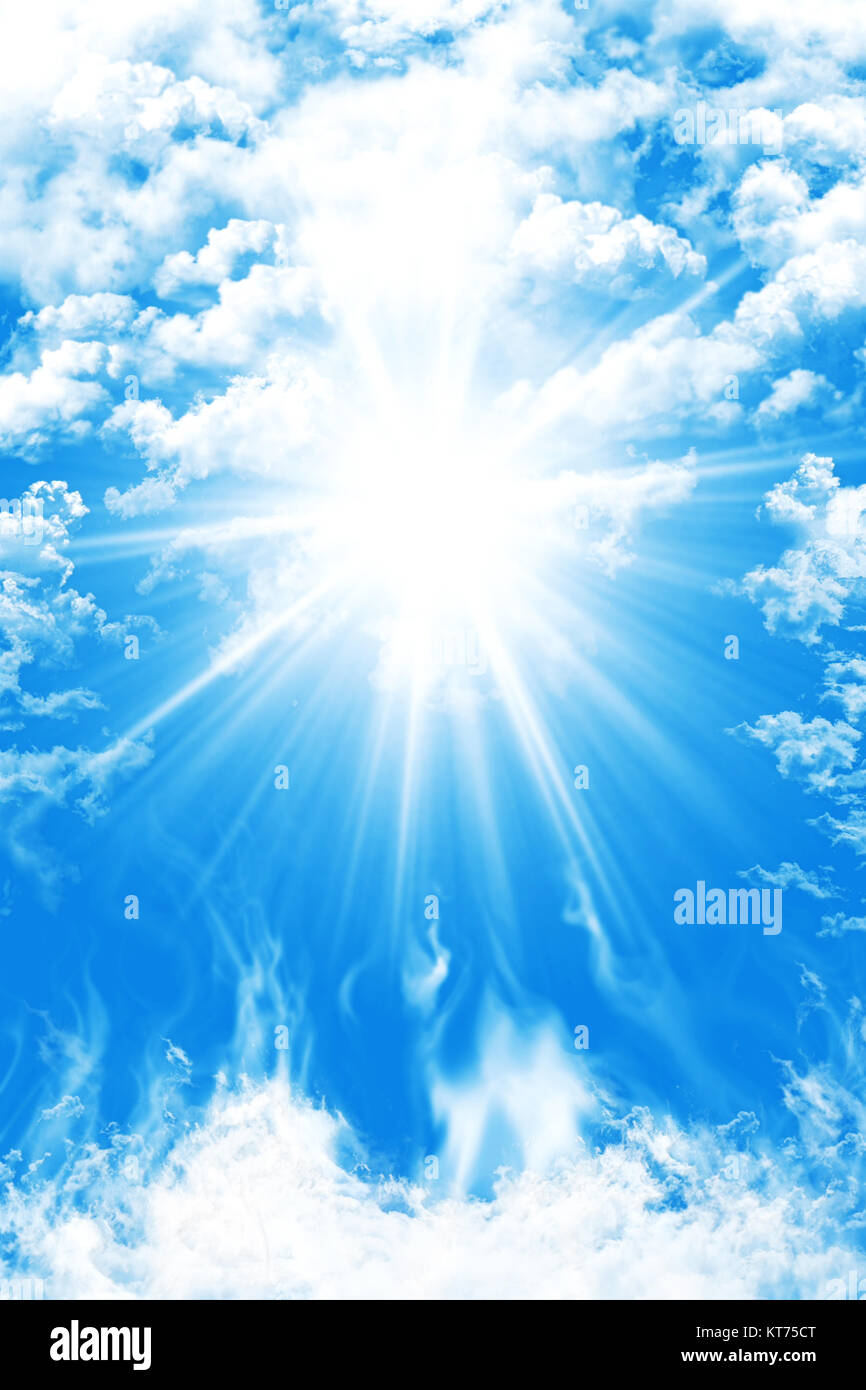 Ciel Avec Ciel Bleu Nuages Et Soleil Fond Clair Photo Stock Alamy Ciel Avec Ciel Bleu Nuages Et Soleil Fond Clair Photo Stock Alamy