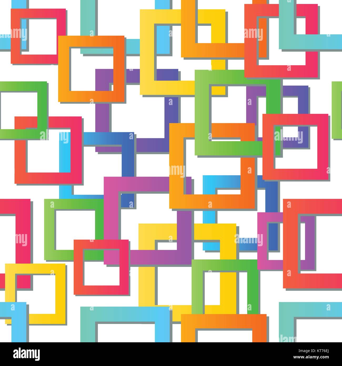 Arrière-plan de la mosaïque colorée moderne. Vector seamless texture. Résumé motif géométrique. Illustration de Vecteur