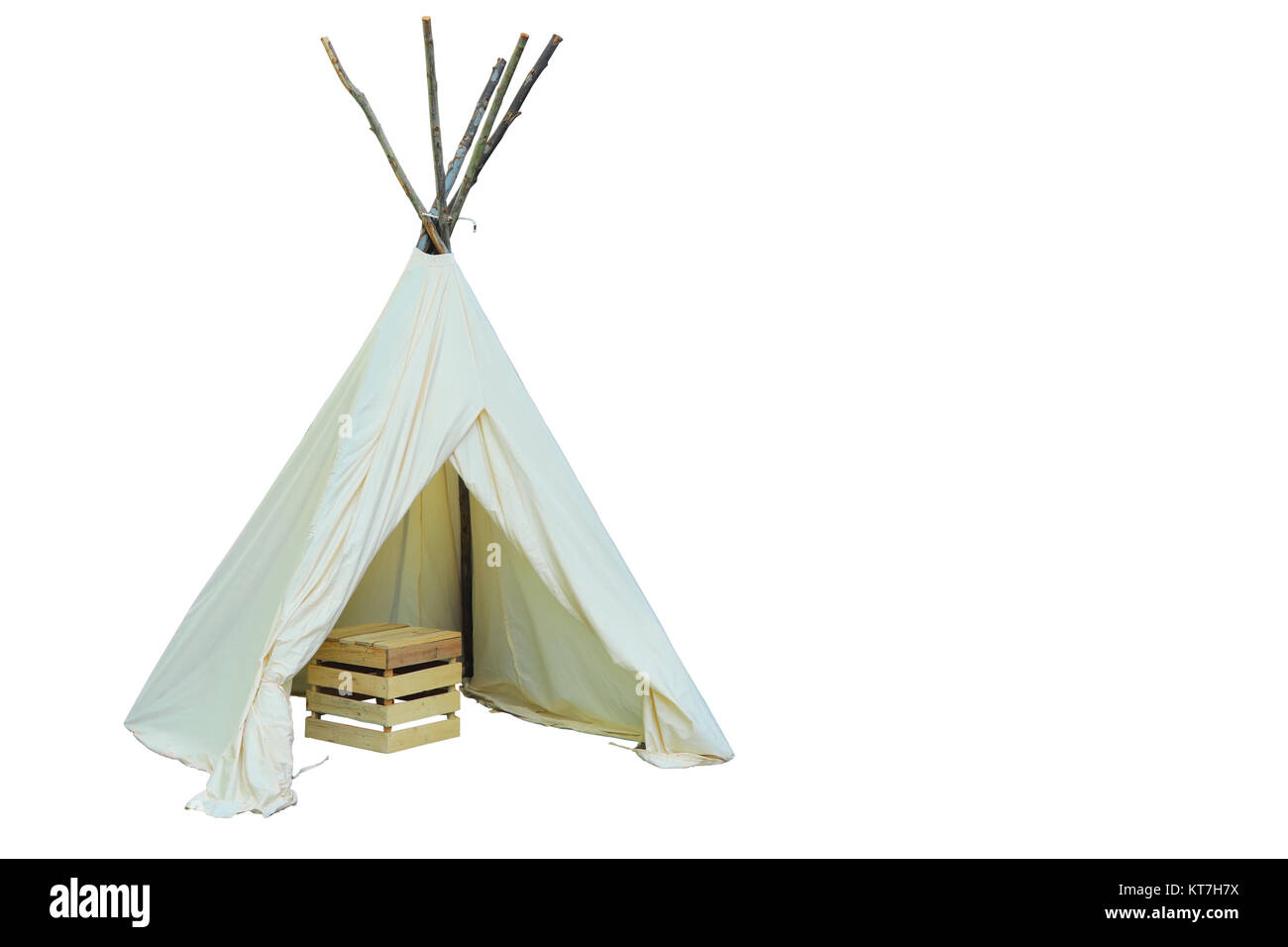 Tentes les peuples autochtones des Amériques style isolé sur fond blanc Banque D'Images