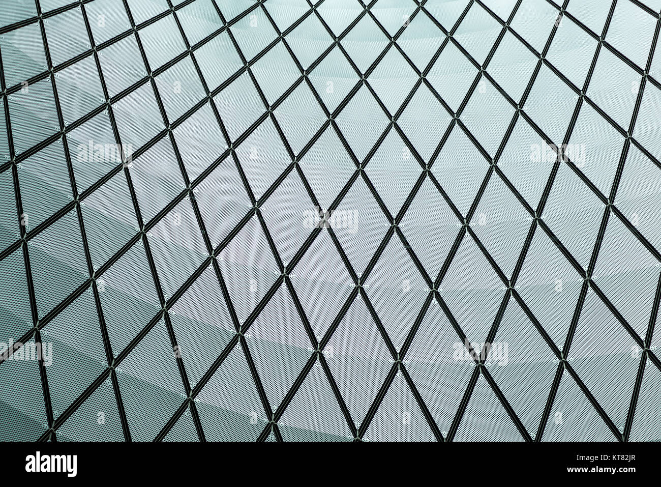 Fulton Street Centre Sky Reflector-Net abstraite de panneaux réflecteurs, Manhattan, New York, USA Banque D'Images