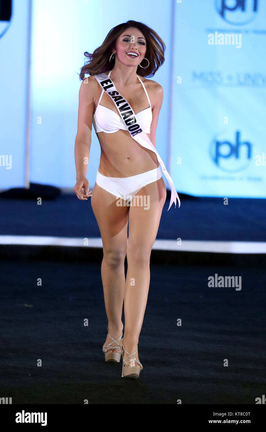 Miss Univers Compétition préliminaire au Planet Hollywood Resort & Casino comprend : Mlle El Salvador Alisson Abarca Où : Las Vegas, Nevada, United States Quand : 21 Nov 2017 Credit : Judy Eddy/WENN.com Banque D'Images