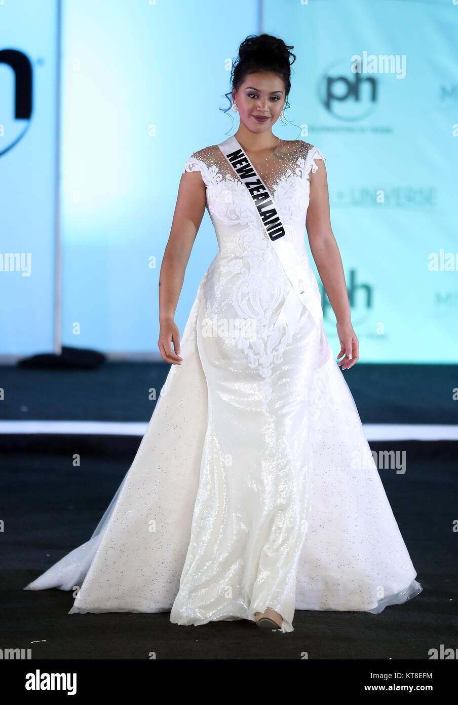 Miss Univers Compétition préliminaire au Planet Hollywood Resort & Casino comprend : Mademoiselle Atarangi Ihaia Harlem-Cruz La Nouvelle-Zélande Où : Las Vegas, Nevada, United States Quand : 21 Nov 2017 Credit : Judy Eddy/WENN.com Banque D'Images