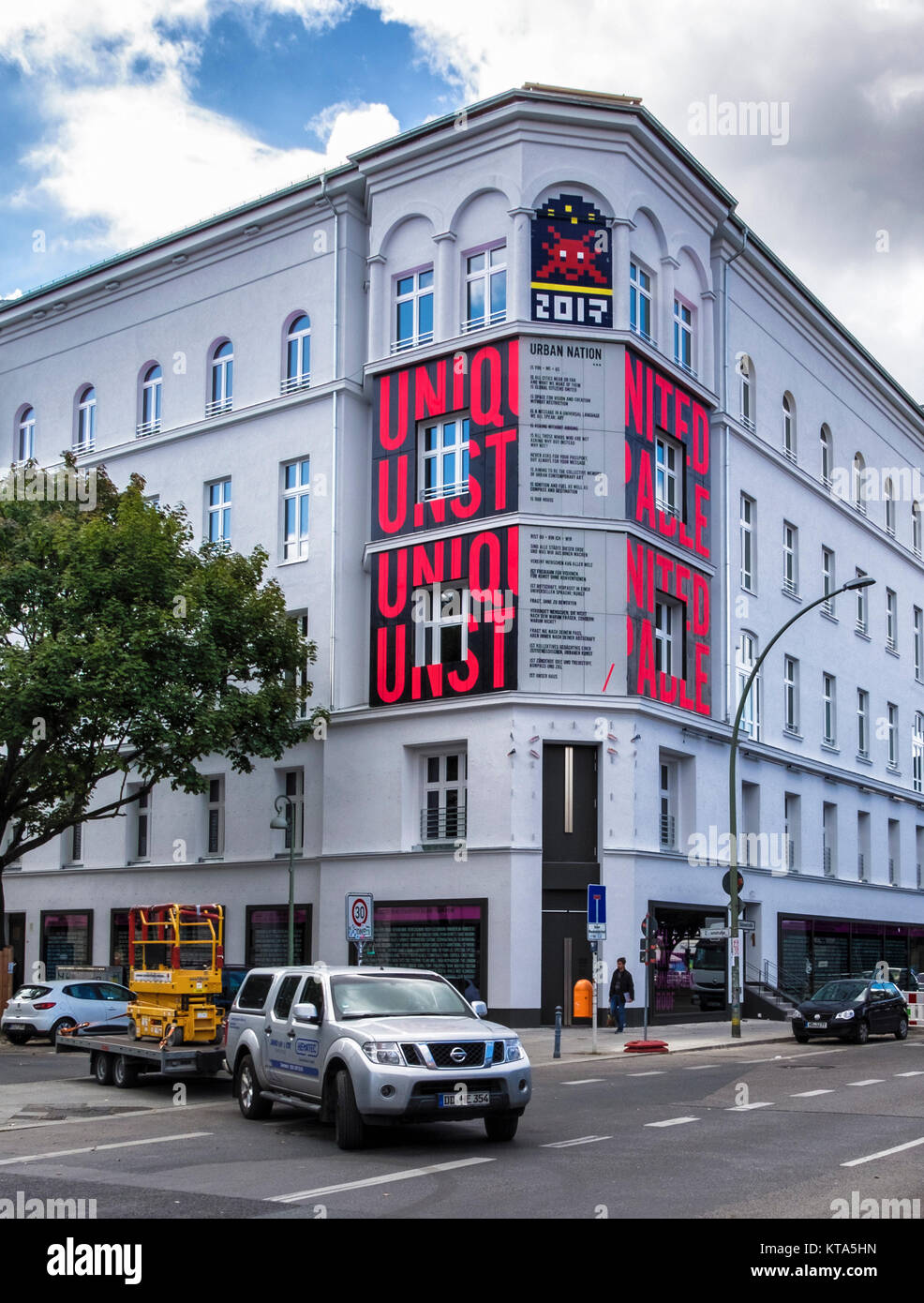 Berlin Schöneberg,MUSÉE,URBAN NATION URBAINE POUR L'ART CONTEMPORAIN, Berlin's first street art museum a ouvert ses portes le 16 septembre 2017, l'extérieur du bâtiment Banque D'Images