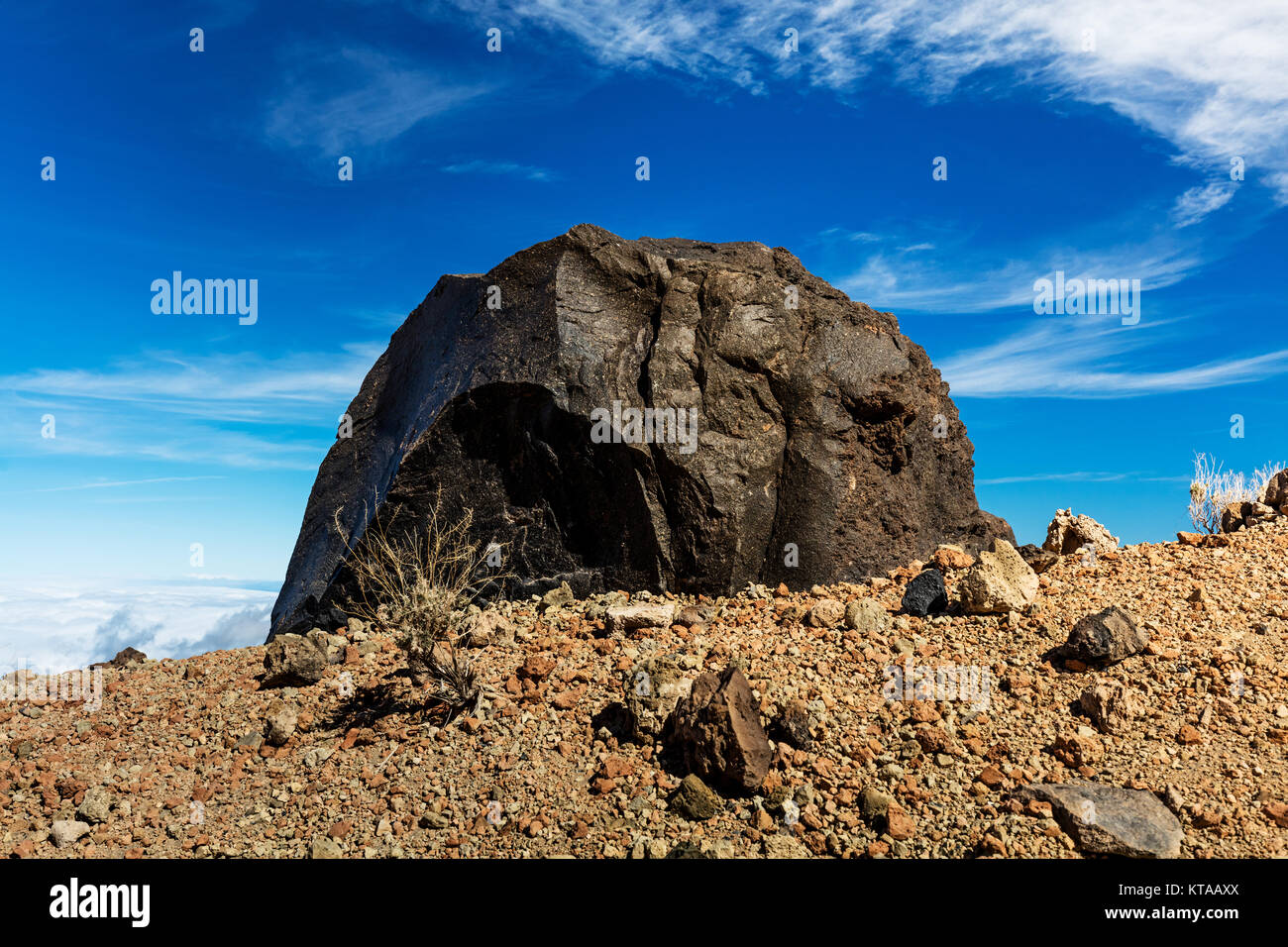 Le Parc National du Teide, Tenerife, Canary Islands - vue d 'Œufs Teide', ou en espagnol 'Huevos del Teide'. Banque D'Images